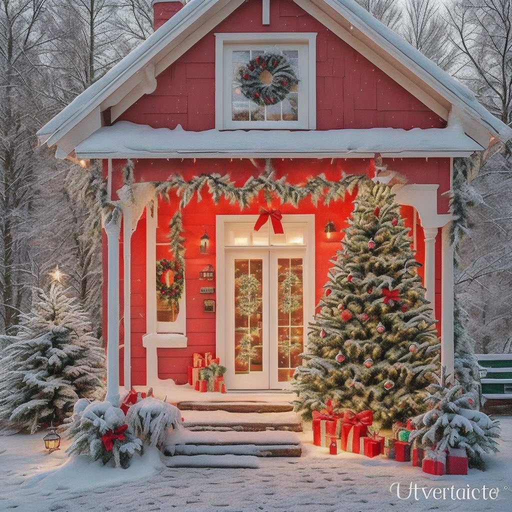 15 идей, как украсить дом или дачу к Рождеству