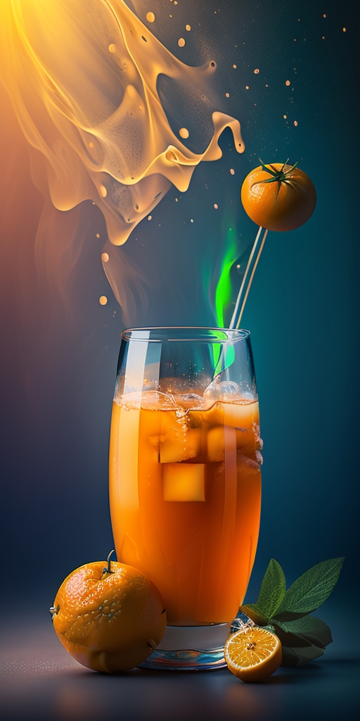 Березовый сок с апельсином 