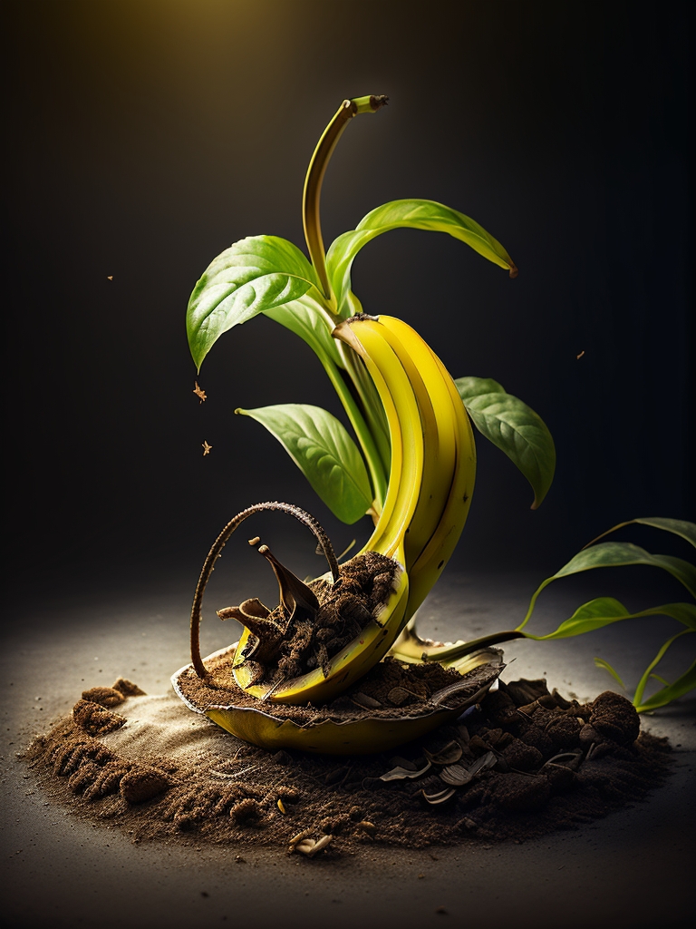 Подкормка рассады банановой кожурой