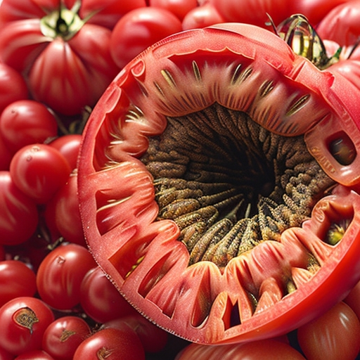 Дырки на плодах томатов: кто ест помидоры прямо на кустах
