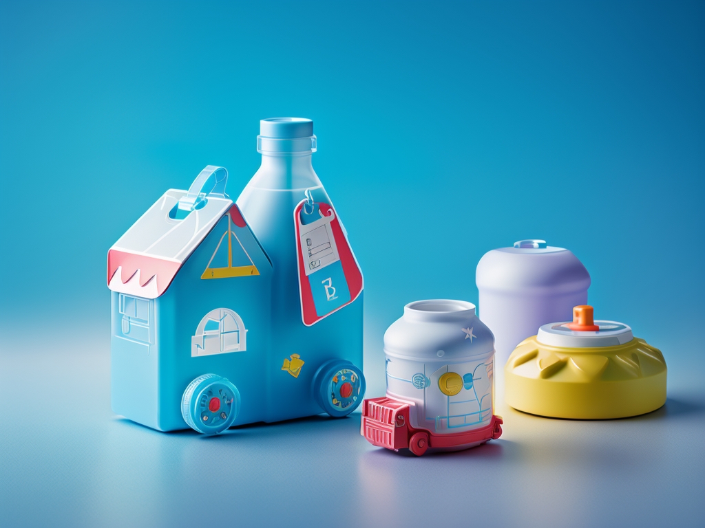Идея 4. Игрушки для детей из пакетов от молока