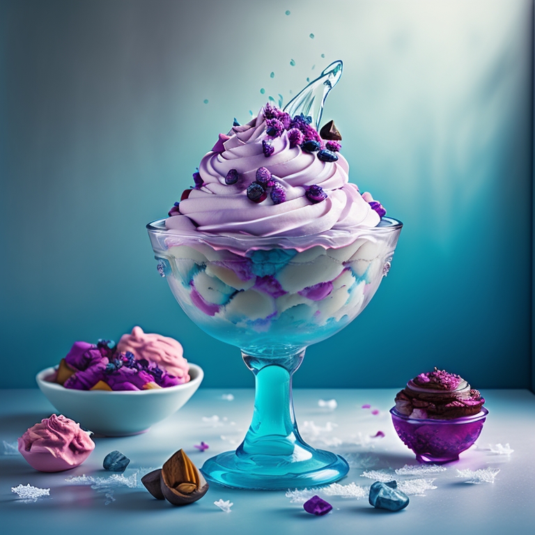 Замороженный десерт с йогуртом