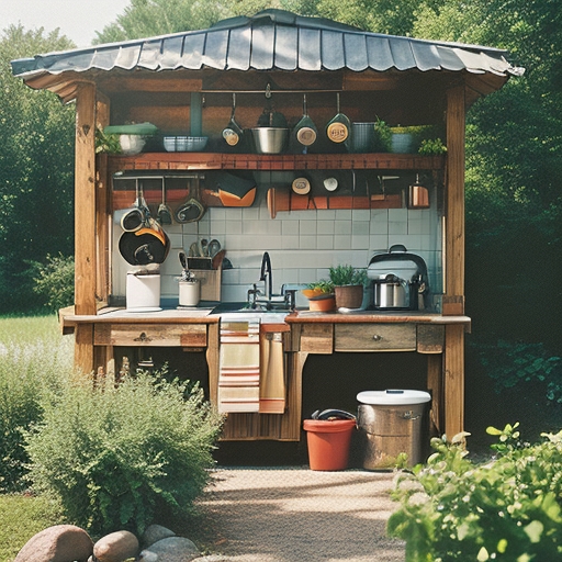Как построить летнюю кухню на даче своими руками