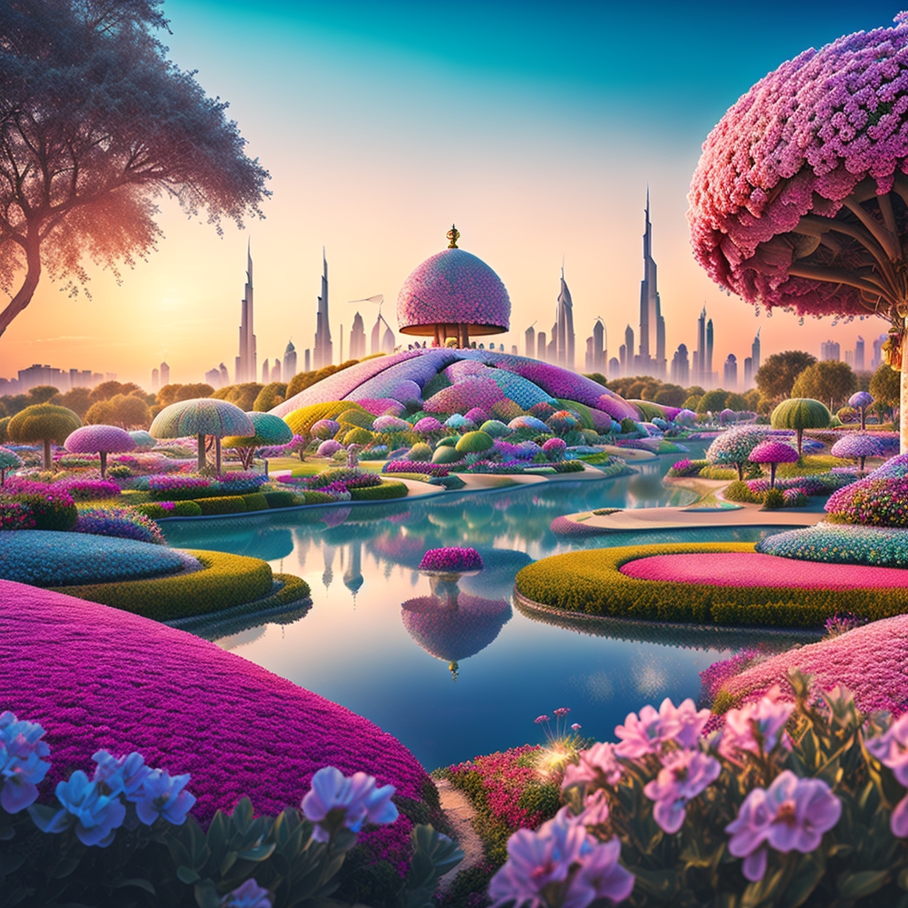Чем поражает Dubai Miracle Garden? 