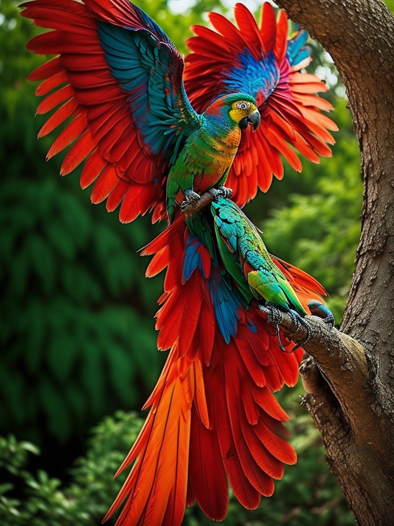 10. Сенегальский длиннокрылый попугай