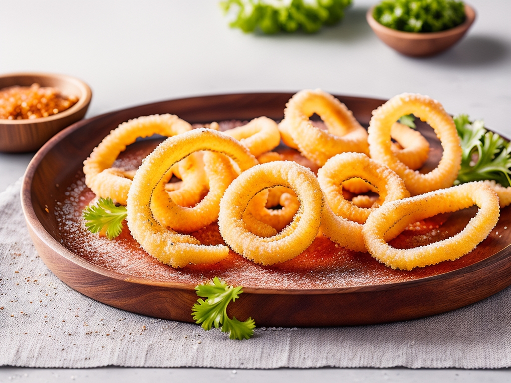 Кольца кальмаров в панировке на сковороде – пошаговый рецепт с фото