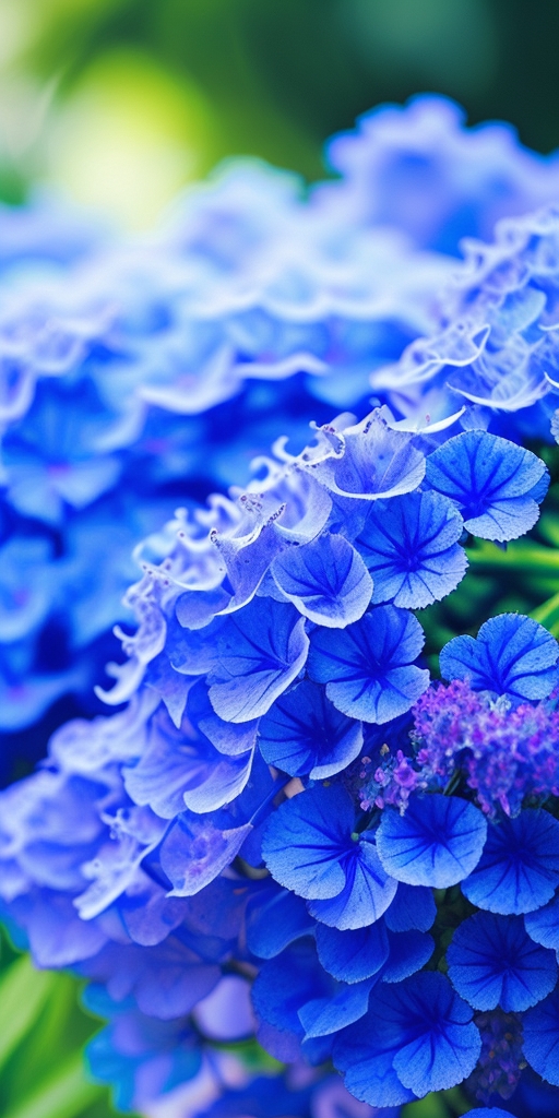 Как получить сиреневые и голубые цветки у гортензии?