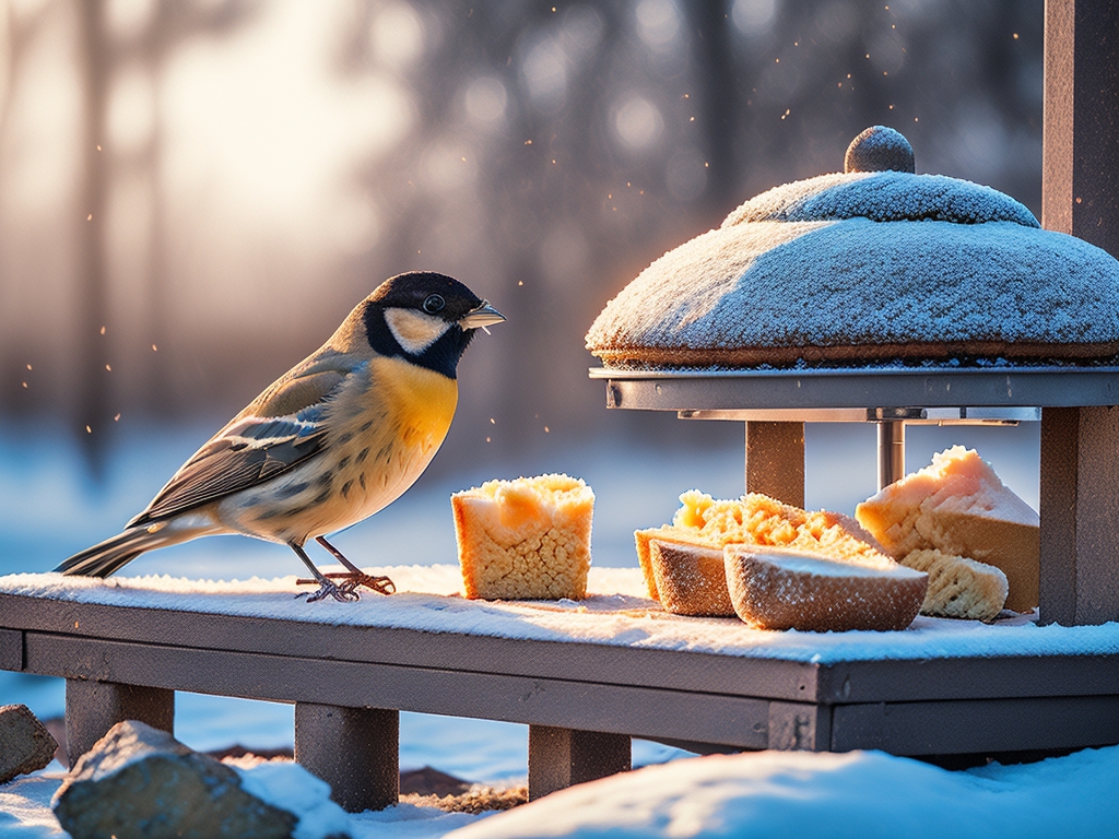 Добавляете в кормушки несвежий хлеб и другие несъедобные для птиц продукты