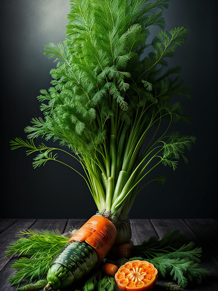 Морковь и укроп
