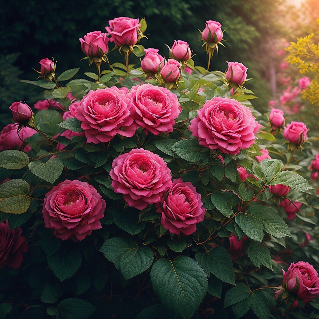 Виды и сорта кустовых роз для ландшафта