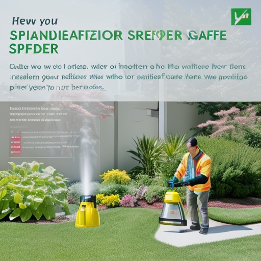 Правила безопасности при работе с садовым опрыскивателем