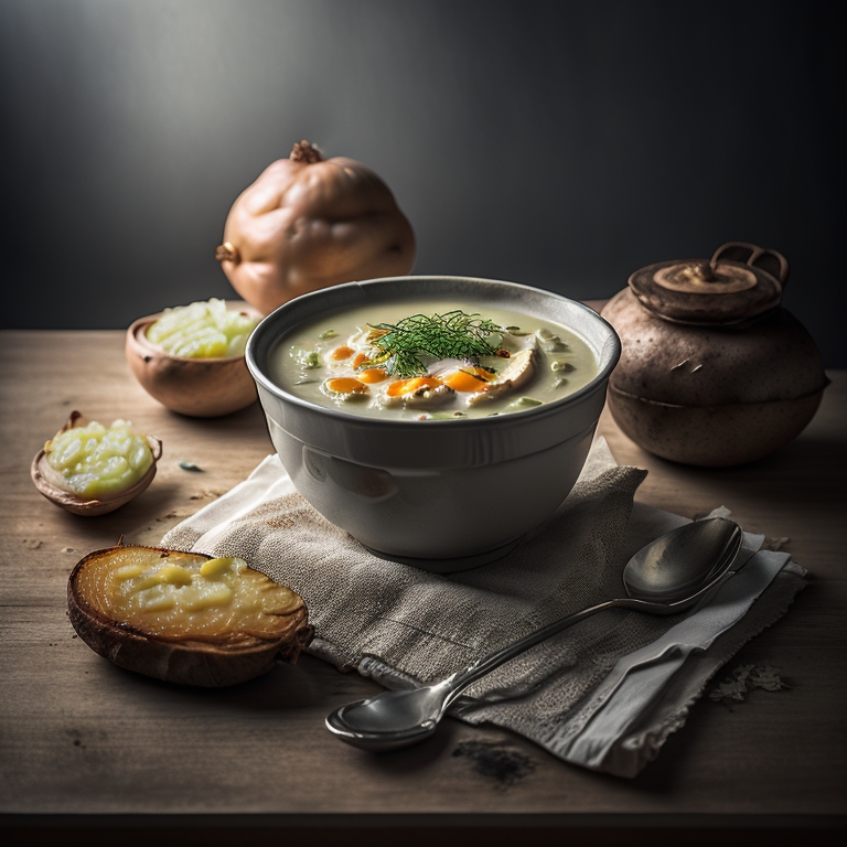 6. Крем-суп из картофеля и лука