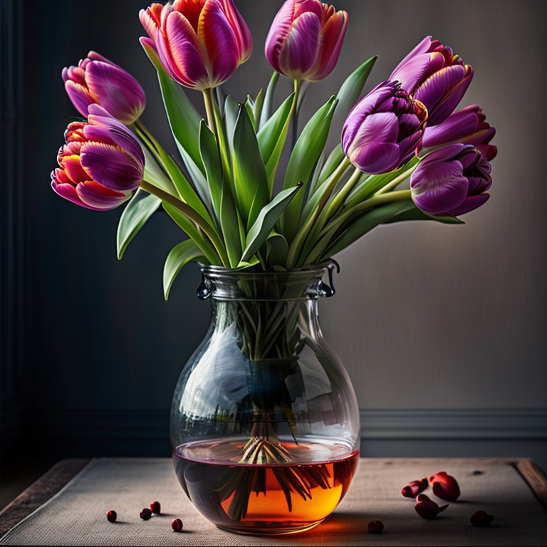 Как сохранить срезанные тюльпаны в вазе