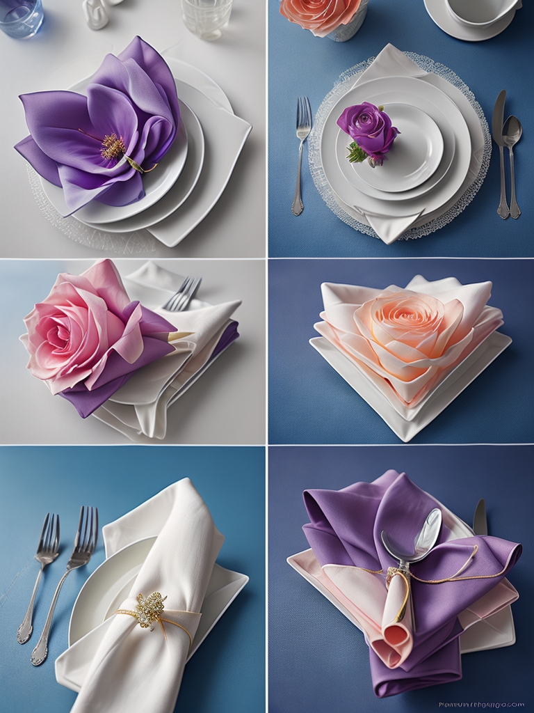 Как красиво сложить салфетки для сервировки стола – мастер-класс с фото