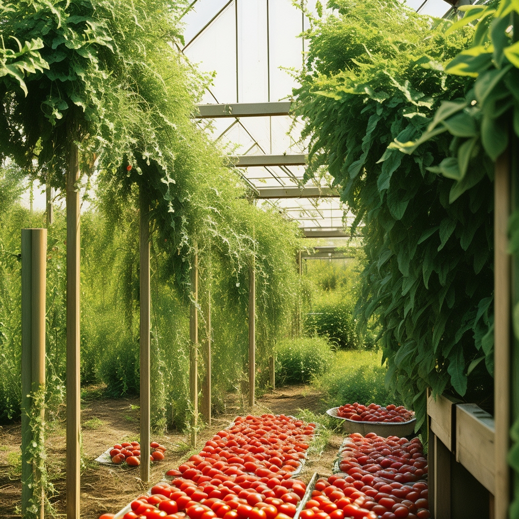 Когда снимать помидоры в теплице на дозревание