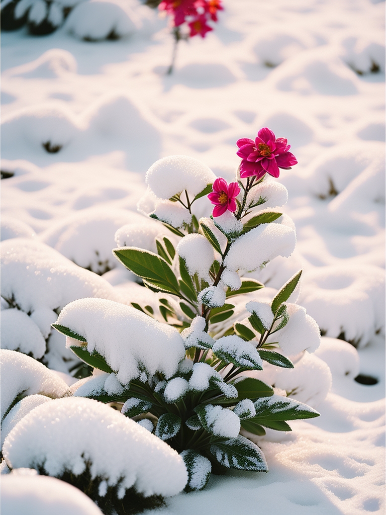 Цветы на снегу – какие комнатные растения зацветают зимой